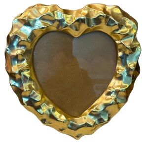 Heart Shaped Gold Tone‎ Hanging Frame